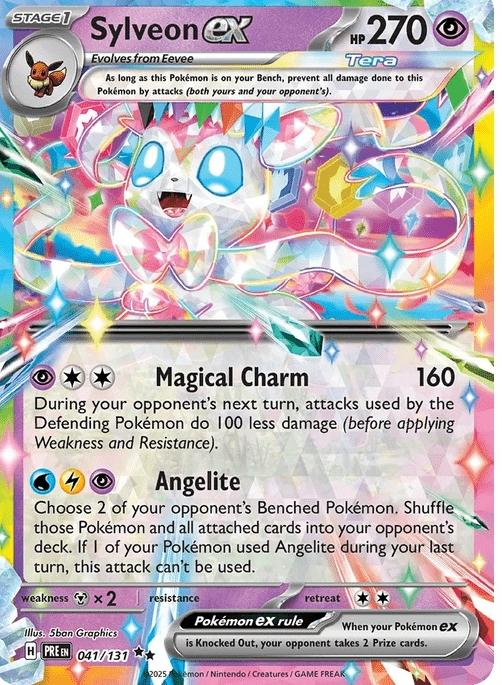 Sylveon ex - Prismatic Evolutions (Double Rare) [PRE-41] English / Near Mint / Normal