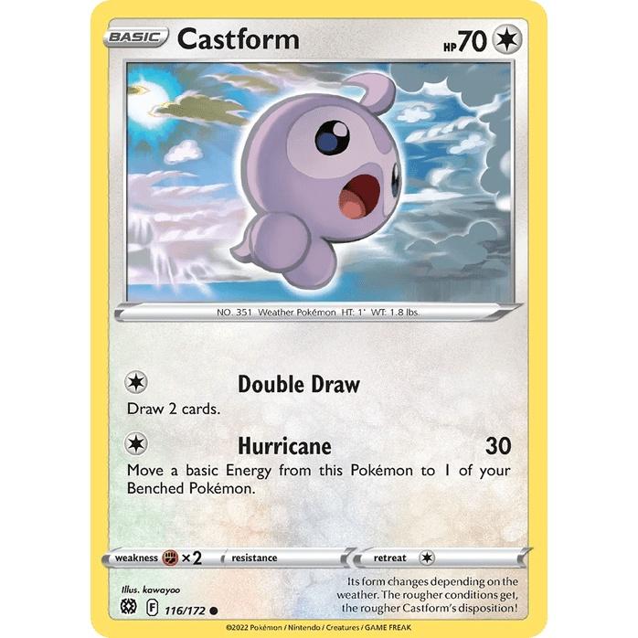 Castform 116/172 - Brilliant Stars (Engelsk / Near Mint)