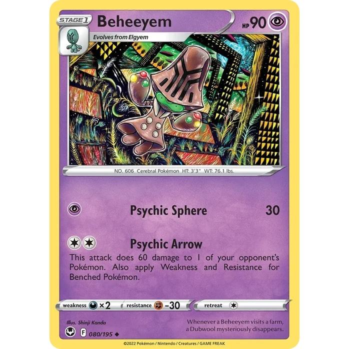 Beheeyem - Silver Tempest (Uncommon) [SIT-80] English / Near Mint / Normal