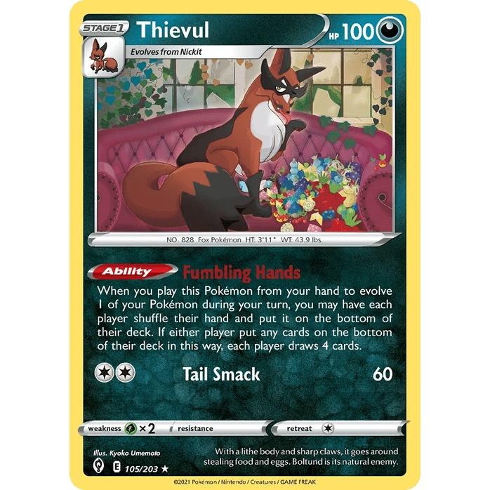 Thievul - Evolving Skies (Rare) [EVS-105] English / Near Mint / Normal