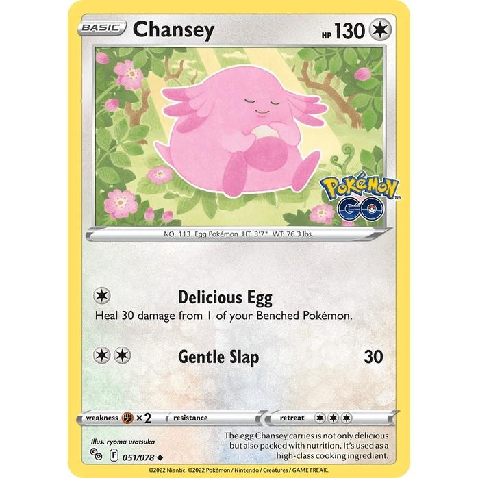 Chansey - Pokémon GO (Uncommon) [PGO-51] English / Near Mint / Normal