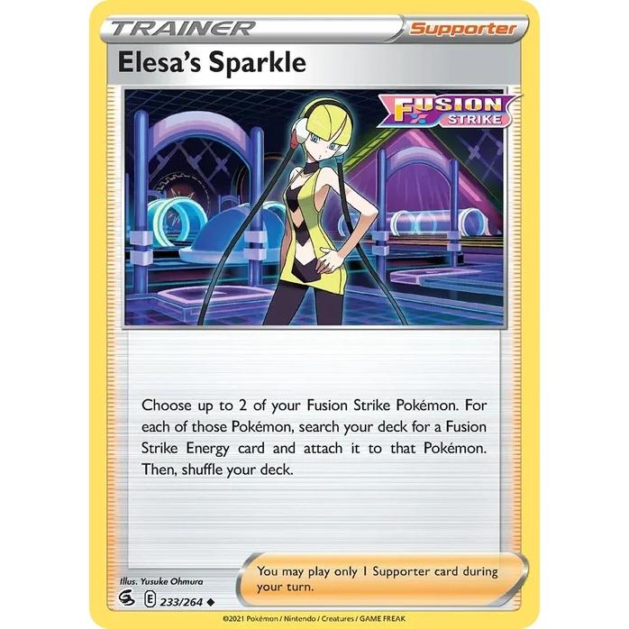 Elesa's Sparkle - Fusion Strike (Uncommon) [FST-233] English / Near Mint / Normal