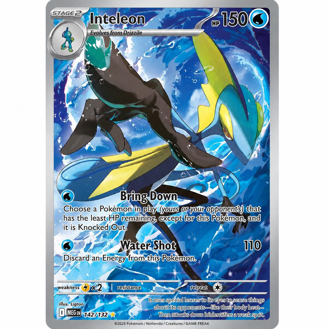 Inteleon 142/132 - Mega Evolution