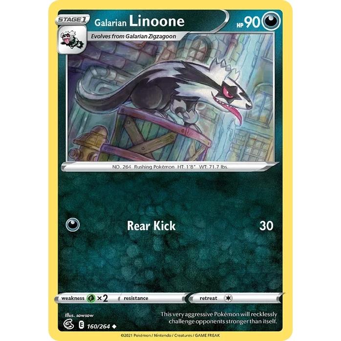 Galarian Linoone - Fusion Strike (Uncommon) [FST-160] English / Near Mint / Normal