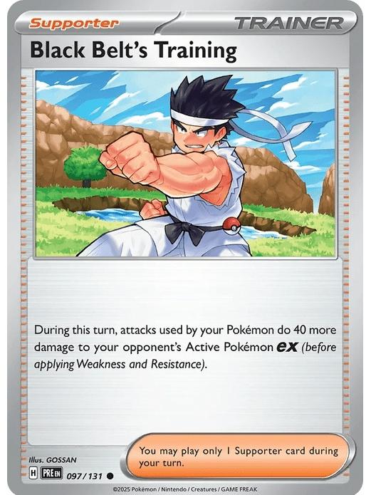 Black Belt's Training - Prismatic Evolutions (Common) [PRE-97] English / Near Mint / Normal