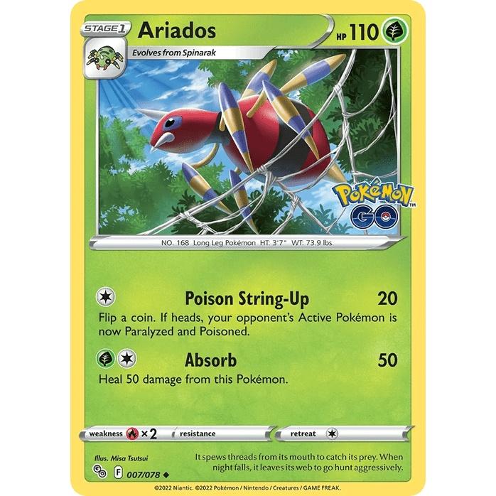 Ariados - Pokémon GO (Uncommon) [PGO-7] English / Near Mint / Normal