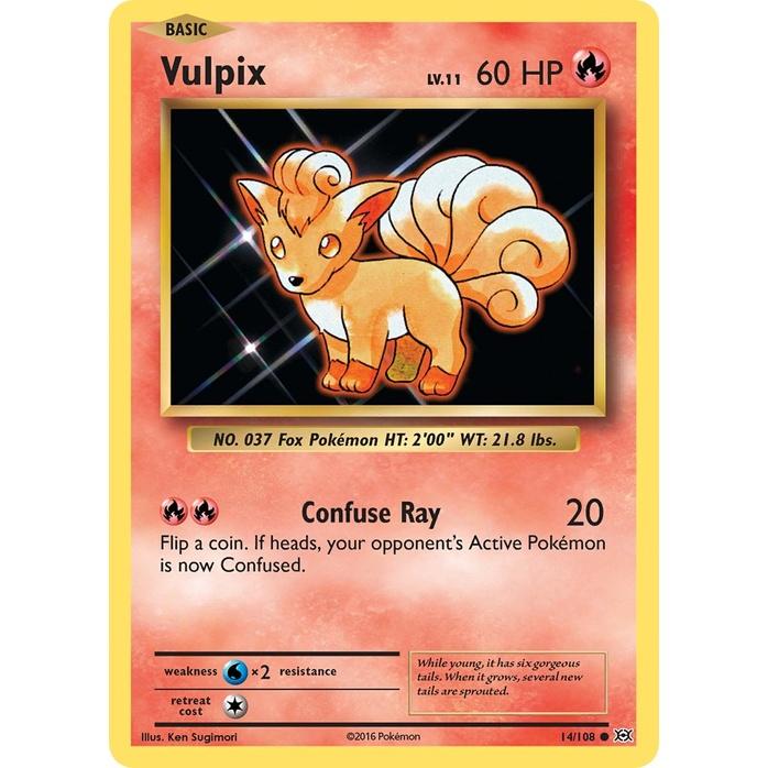 Vulpix - Evolutions (Common) [EVO-14] English / Near Mint / Normal