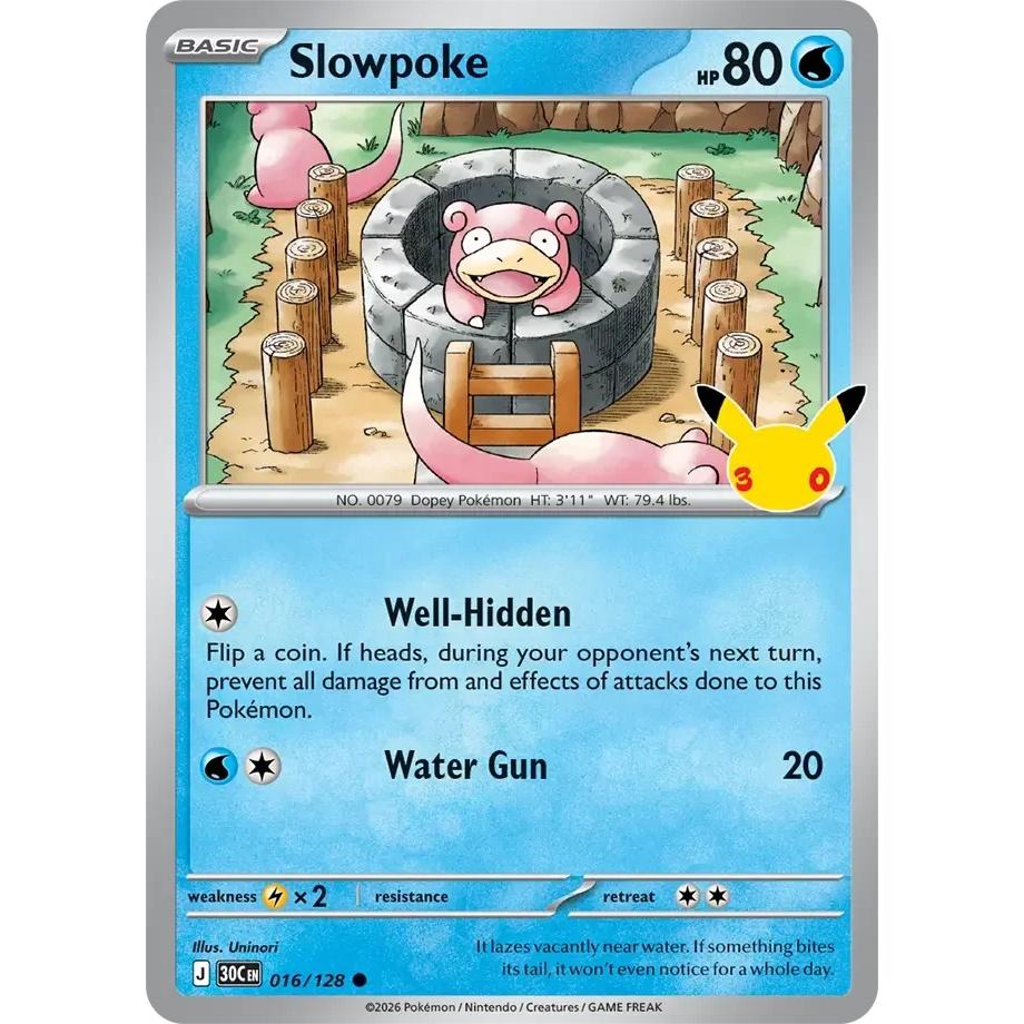 Slowpoke - 30th Celebration (Common) [30C-16] English / Near Mint / Normal