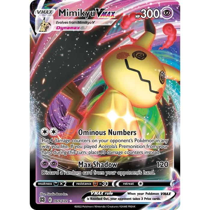 Mimikyu VMAX 69/172 [Holo] - Brilliant Stars (Engelsk / Near Mint)