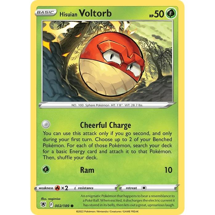 Hisuian Voltorb - Astral Radiance (Common) [ASR-2] English / Near Mint / Normal