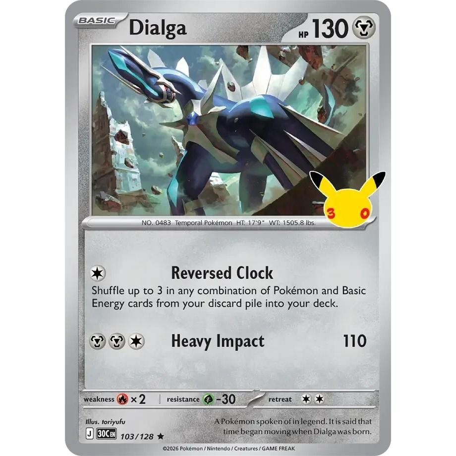 Dialga - 30th Celebration (Rare) [30C-103] English / Near Mint / Normal