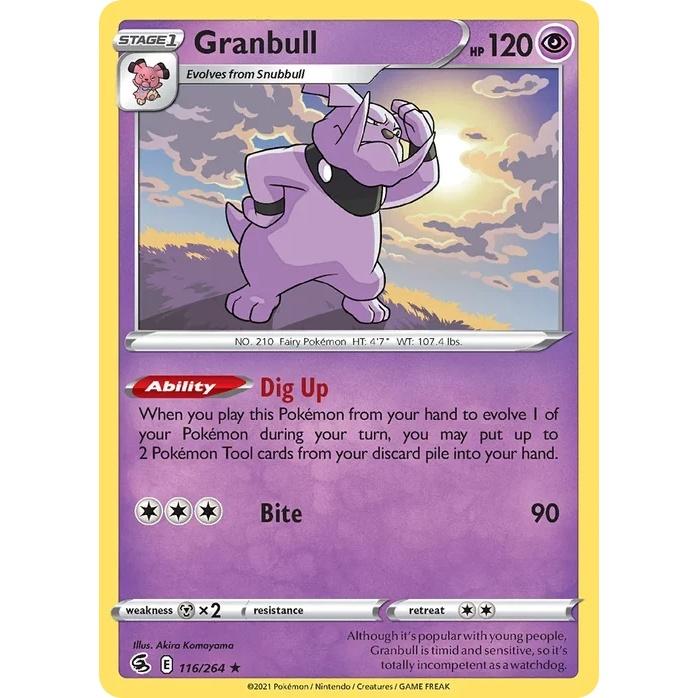 Granbull - Fusion Strike (Rare) [FST-116] English / Near Mint / Normal