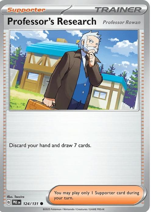 Professor's Research - Prismatic Evolutions (Common) [PRE-124] English / Near Mint / Normal