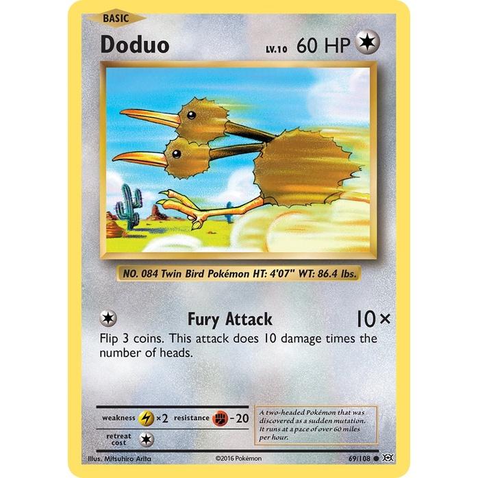 Doduo - Evolutions (Common) [EVO-69] English / Near Mint / Normal