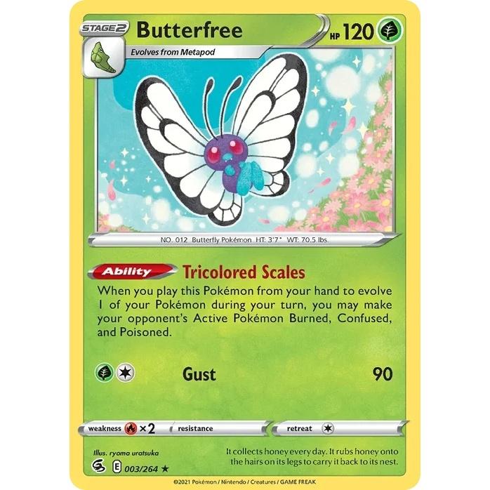 Butterfree - Fusion Strike (Holo Rare) [FST-3] English / Near Mint / Normal