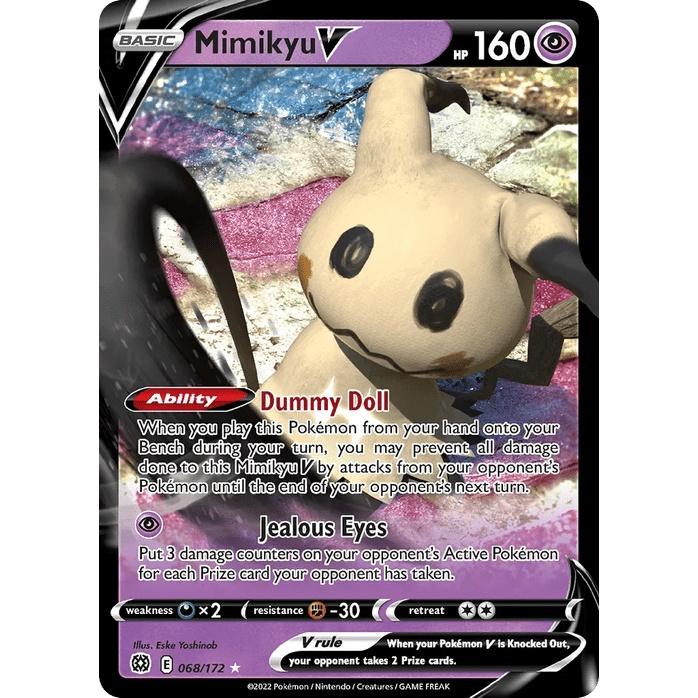 Mimikyu V 68/172 [Holo] - Brilliant Stars (Engelsk / Near Mint)