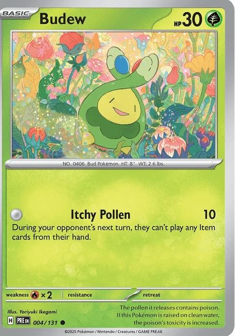 Budew - Prismatic Evolutions (Common) [PRE-4] English / Near Mint / Normal