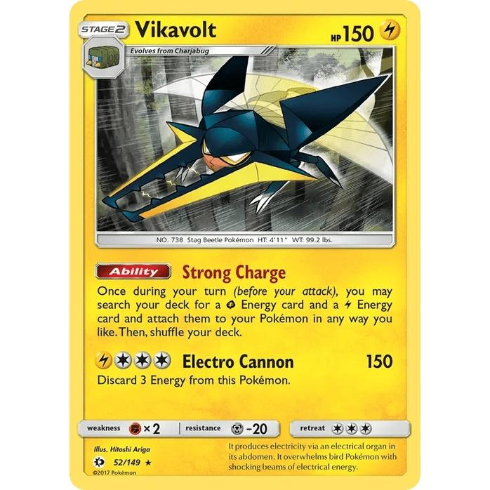 Vikavolt 52/149 [Holo] - Sun & Moon Base Set (Engelsk / Near Mint)