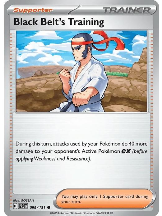 Black Belt's Training - Prismatic Evolutions (Common) [PRE-99] English / Near Mint / Normal