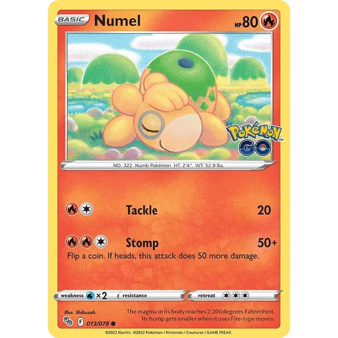 Numel - Pokémon GO (Common) [PGO-13] English / Near Mint / Normal