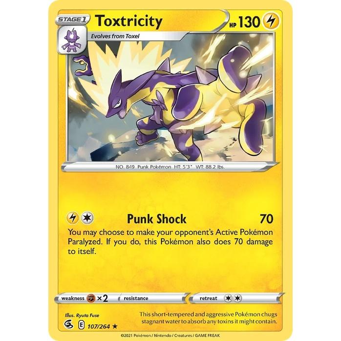 Toxtricity - Fusion Strike (Holo Rare) [FST-107] English / Near Mint / Normal