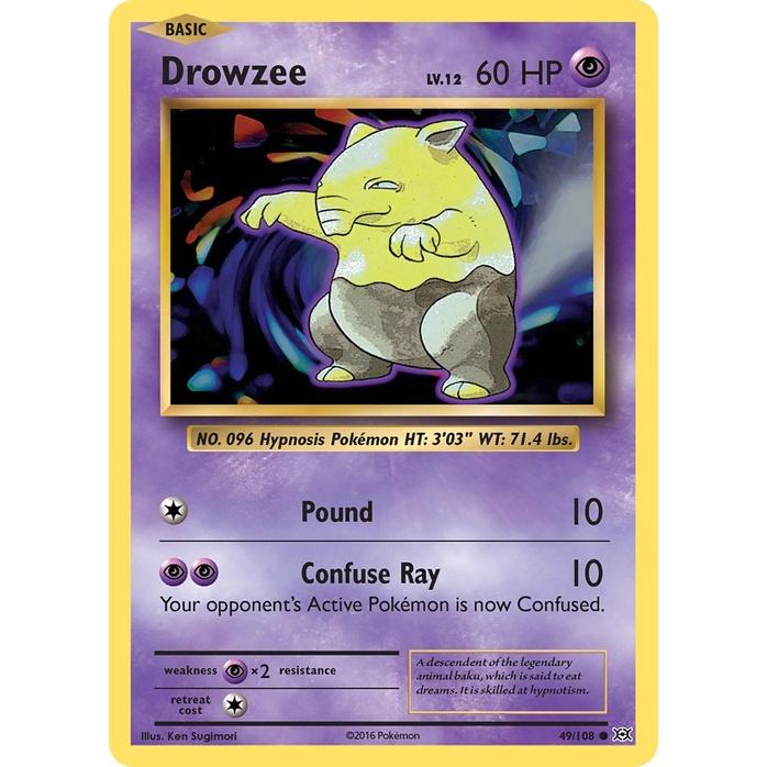 Drowzee - Evolutions (Common) [EVO-49] English / Near Mint / Normal