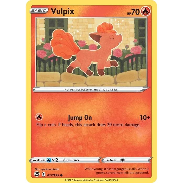 Vulpix - Silver Tempest (Common) [SIT-17] English / Near Mint / Normal