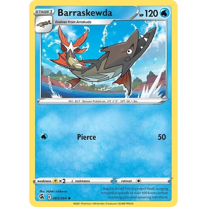 Barraskewda - Fusion Strike (Uncommon) [FST-83] English / Near Mint / Normal