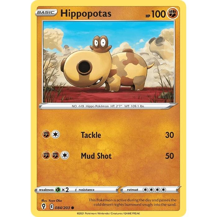 Hippopotas - Evolving Skies (Common) [EVS-84] English / Near Mint / Normal