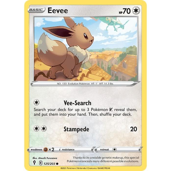 Eevee - Evolving Skies (Common) [EVS-125] English / Near Mint / Normal
