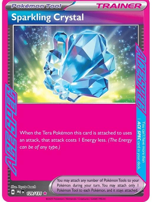 Sparkling Crystal - Prismatic Evolutions (ACE SPEC Rare) [PRE-129] English / Near Mint / Normal