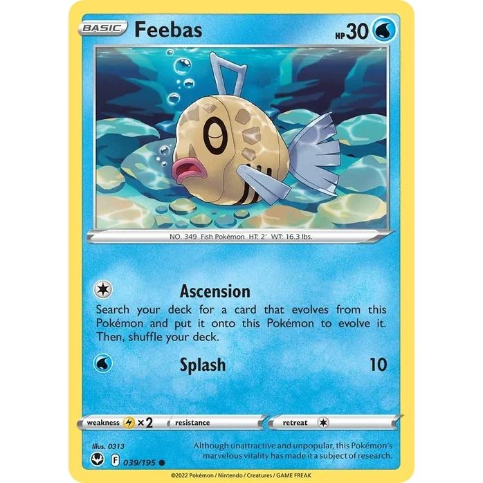 Feebas - Silver Tempest (Common) [SIT-39] English / Near Mint / Normal