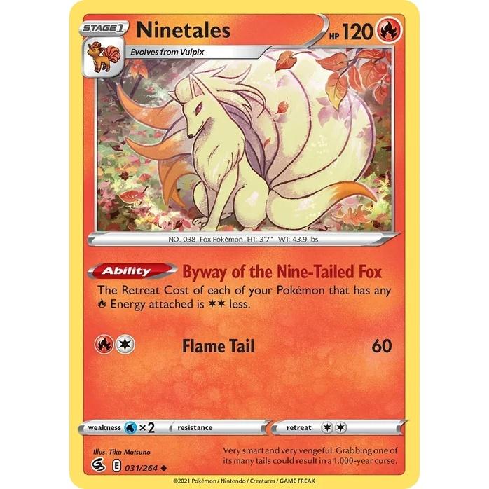 Ninetales - Fusion Strike (Uncommon) [FST-31] English / Near Mint / Normal