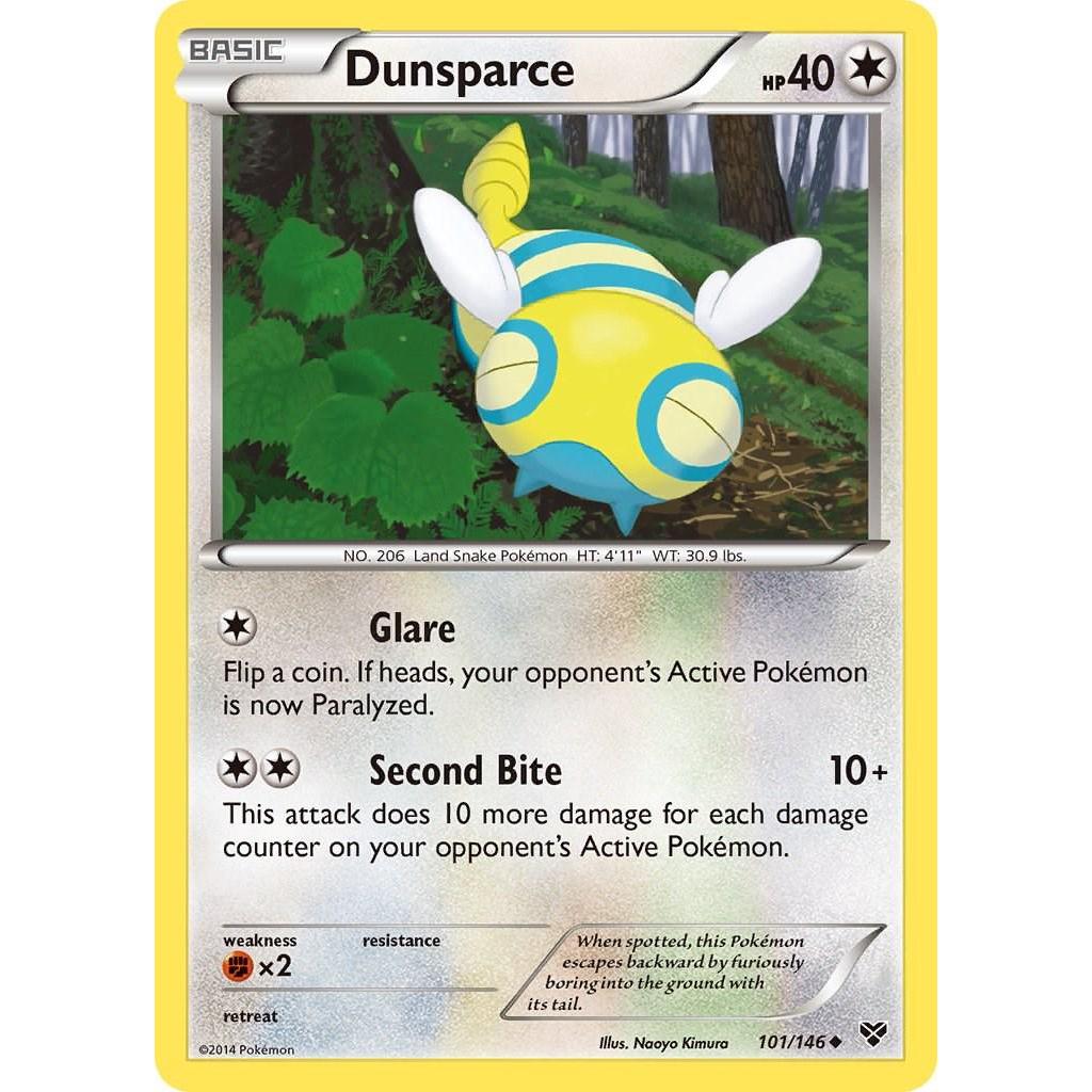 Dunsparce 101/146 - XY (Engelsk / Near Mint)