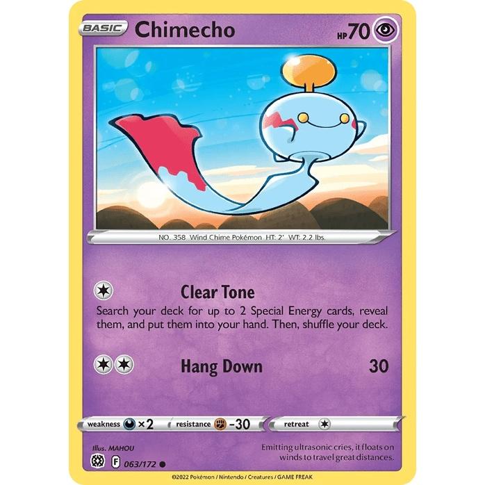 Chimecho 63/172 - Brilliant Stars (Engelsk / Near Mint)