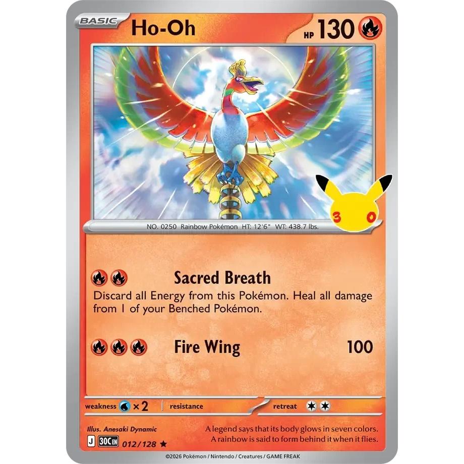 Ho-Oh - 30th Celebration (Rare) [30C-12] English / Near Mint / Normal