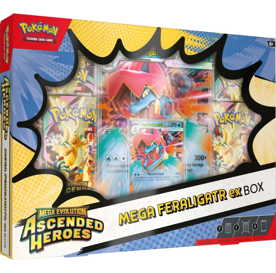 Pokémon Mega Feraligatr ex Ascended Heroes Box
