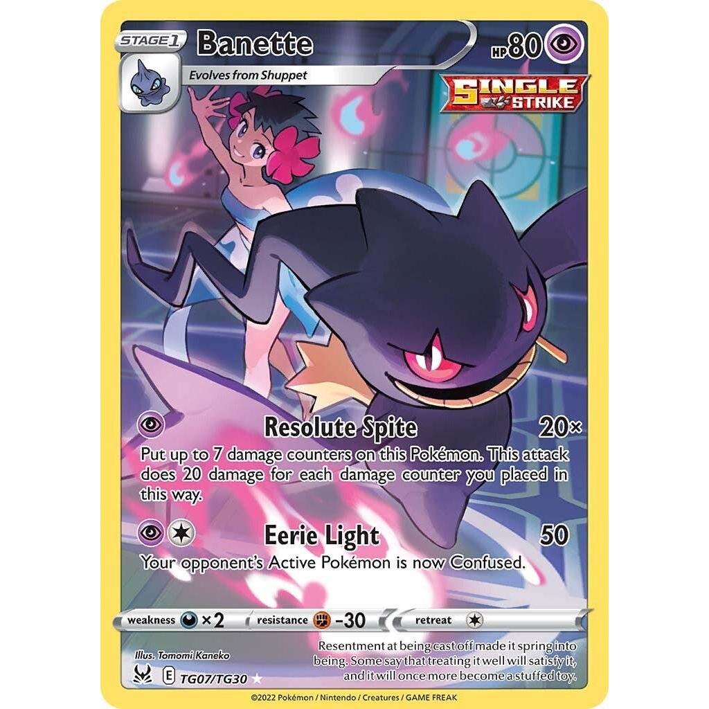 Banette TG07/TG30 - Lost Origin (Trainer Gallery)