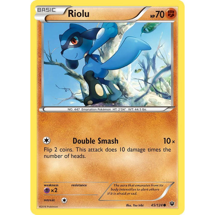 Riolu 45/124 [Reverse Holo] - Fates Collide