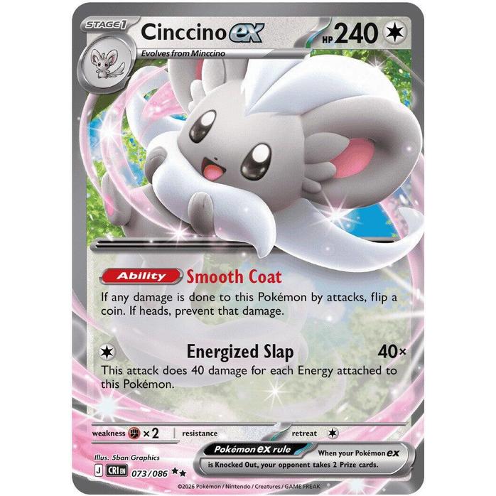 Cinccino ex 073/086 - Chaos Rising