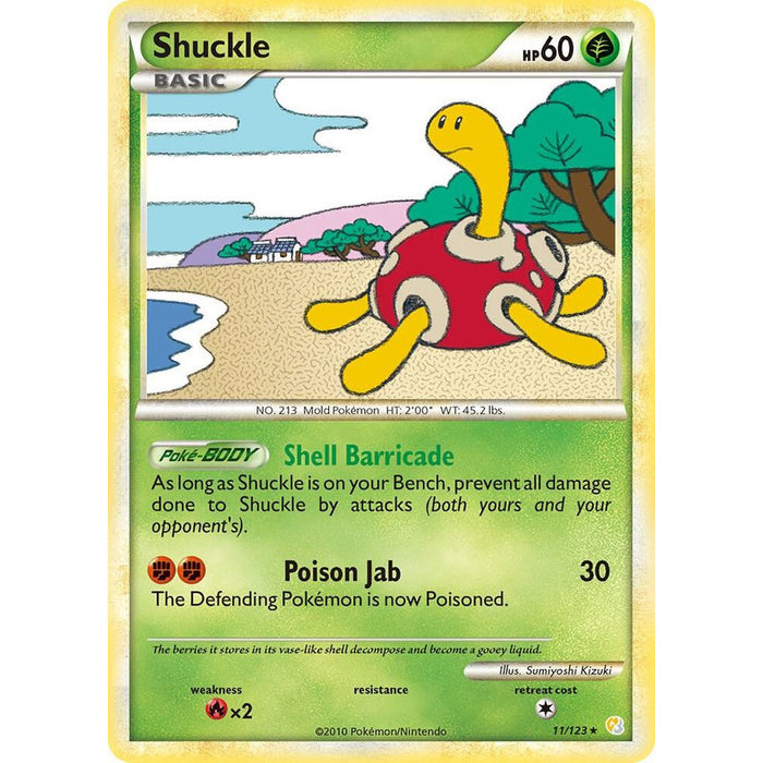Shuckle 11/123 [Holo] - HeartGold SoulSilver