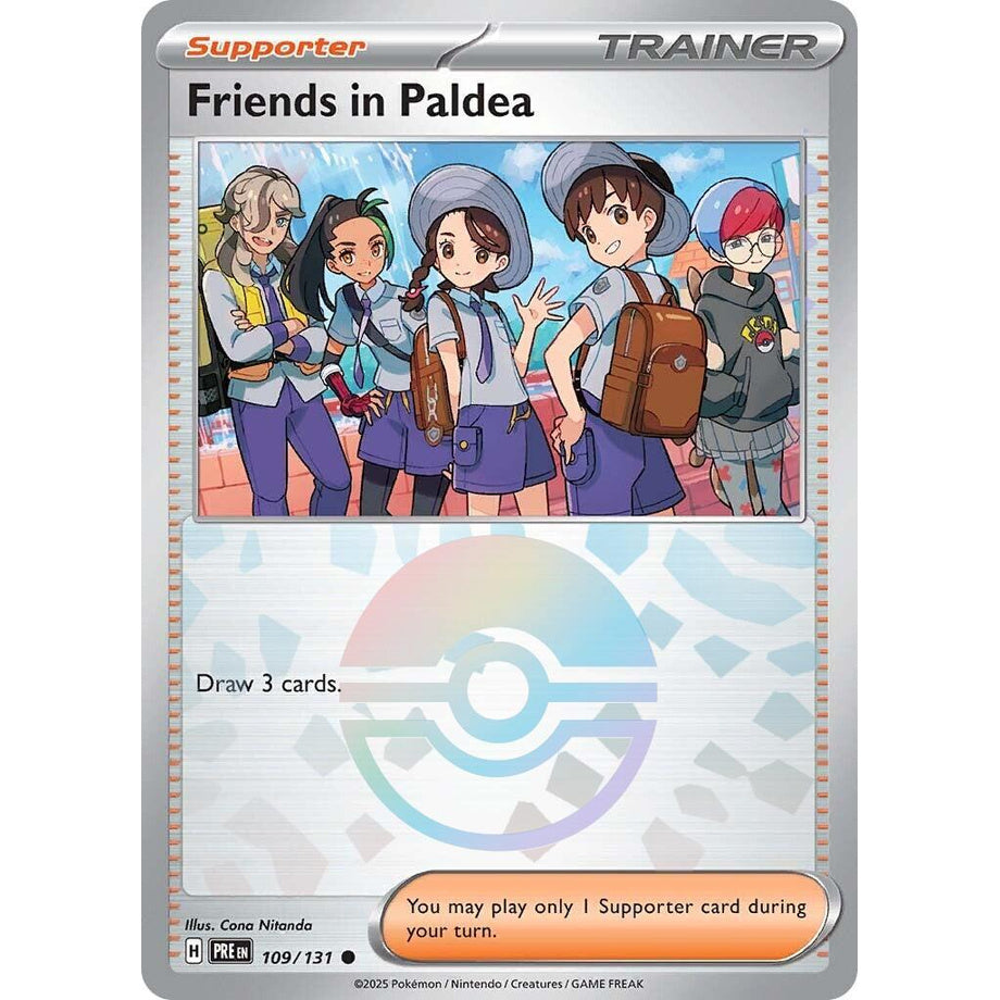 Friends In Paldea 109/131 [Pokeball Reverse Holo] - Prismatic Evolutions