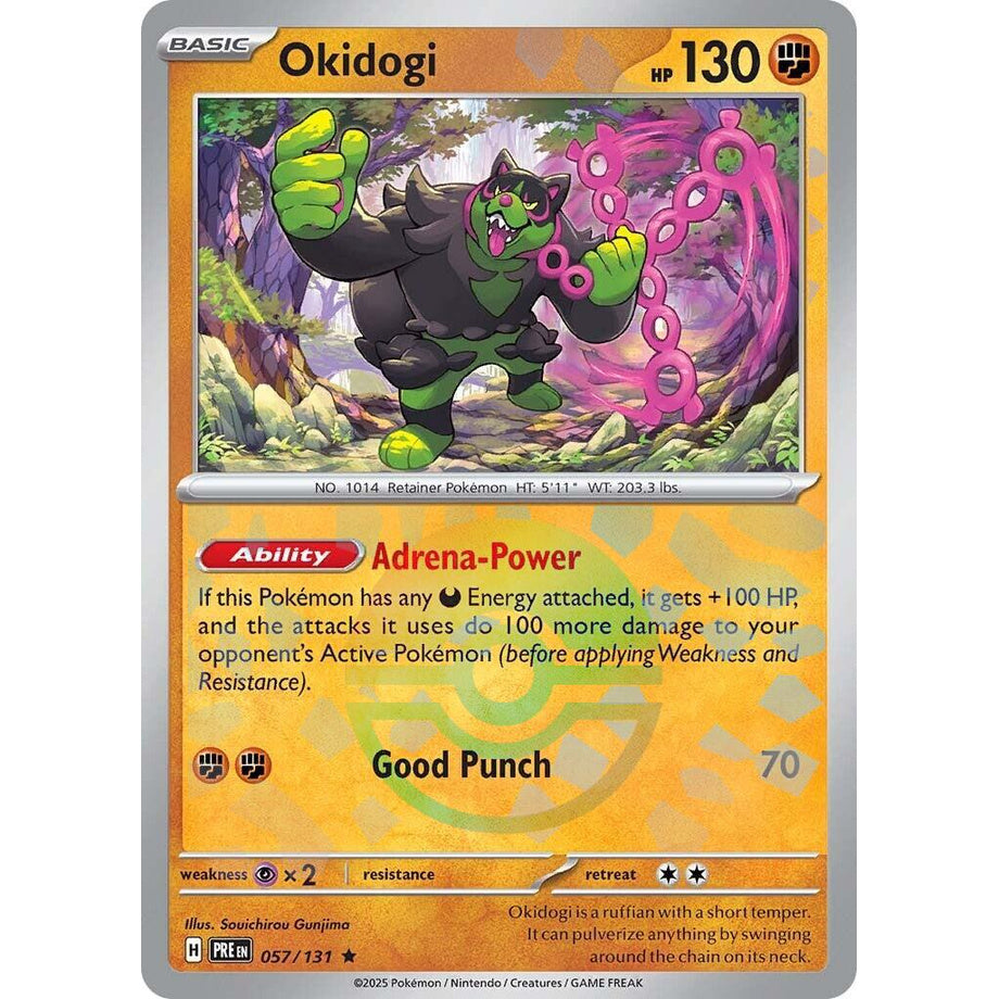 Okidogi 057/131 [Pokeball Reverse Holo] - Prismatic Evolutions