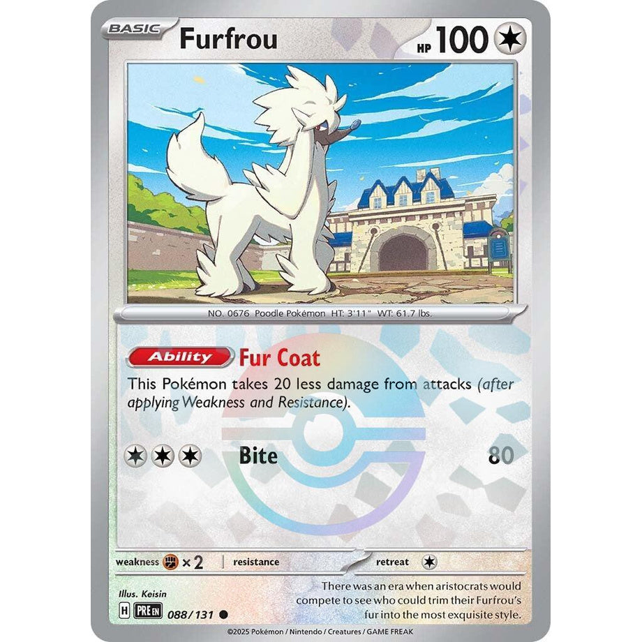 Furfrou 088/131 [Pokeball Reverse Holo] - Prismatic Evolutions