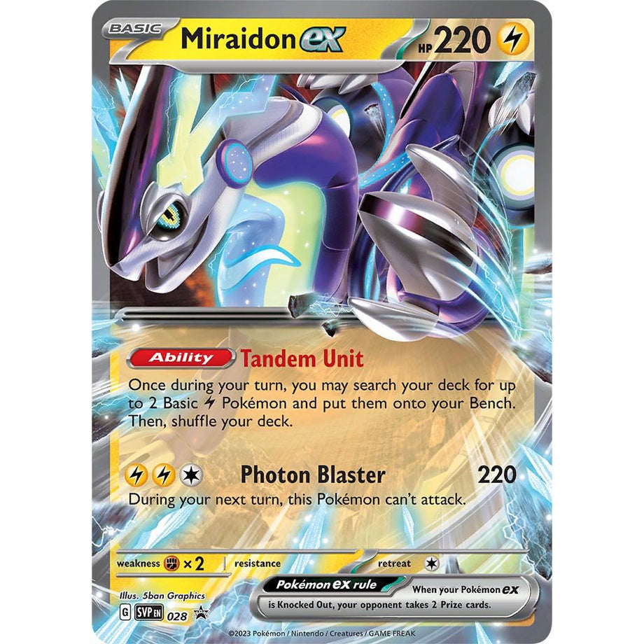 Moraidon ex SVP028 - Scarlet & Violet Promo
