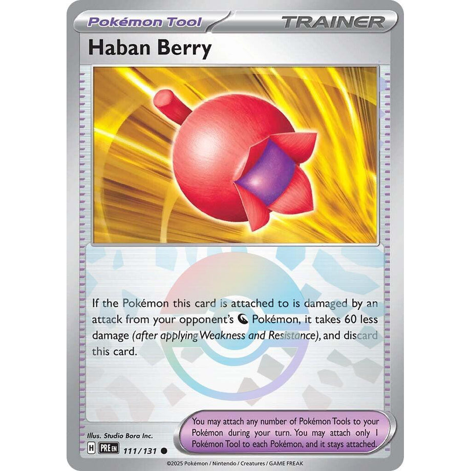 Haban Berry 111/131 [Pokeball Reverse Holo] - Prismatic Evolutions