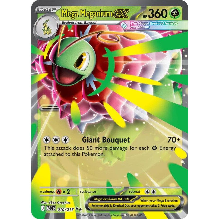 Mega Meganium ex 010/217 - Ascended Heroes