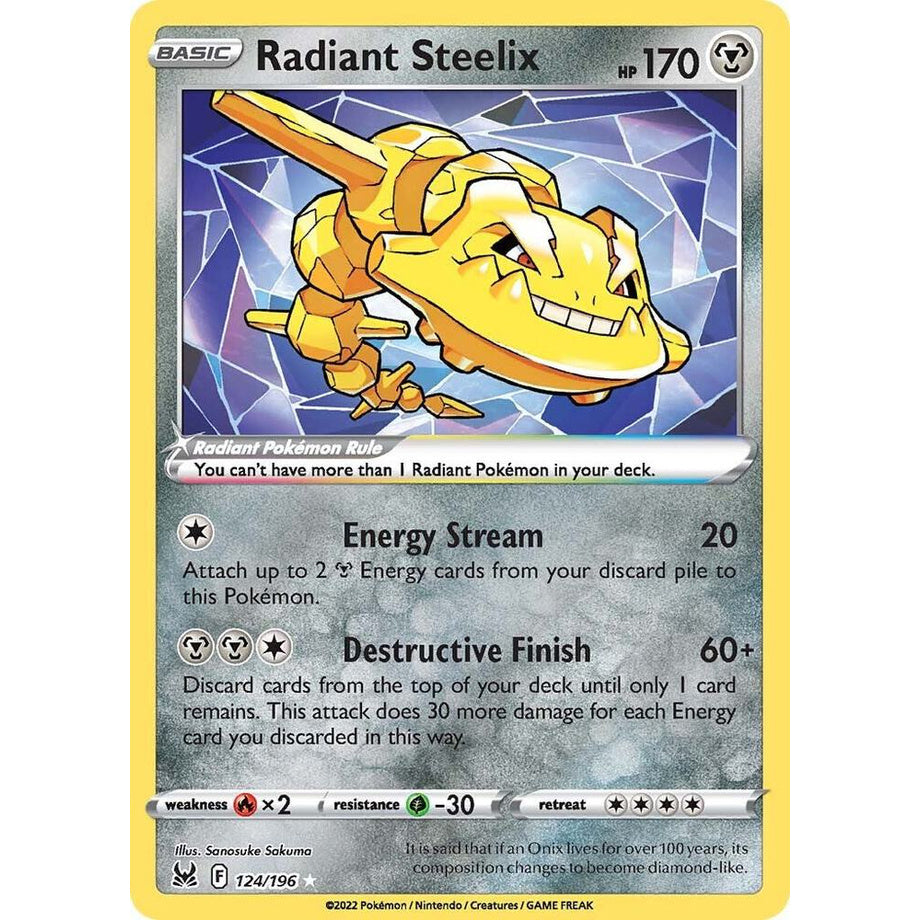 Radiant Steelix 124/196 - Lost Origin