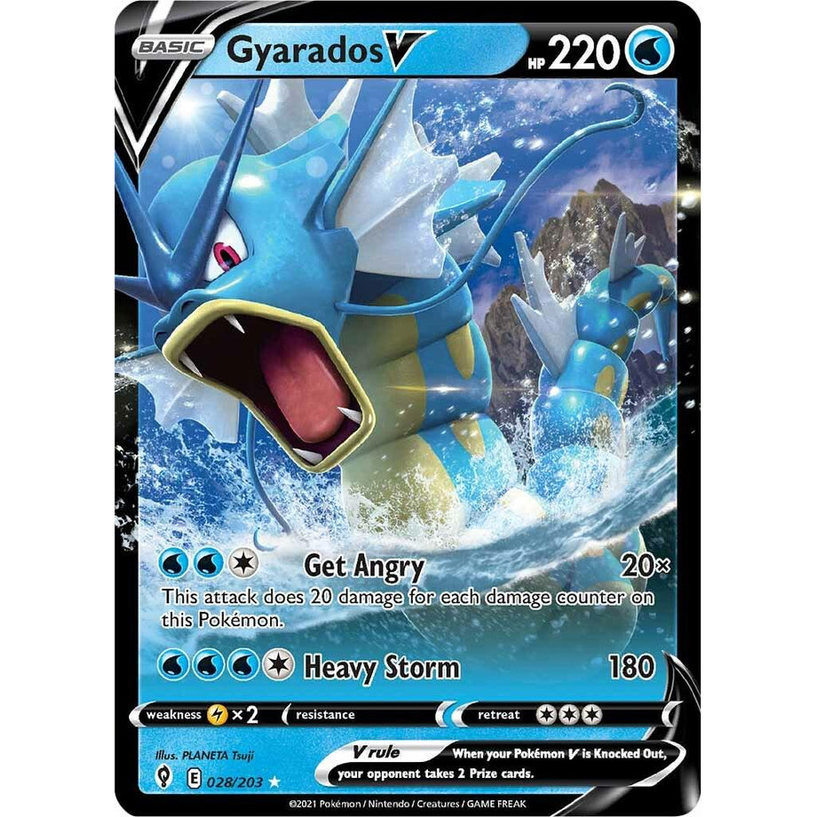 Gyarados V 028/203 - Evolving Skies