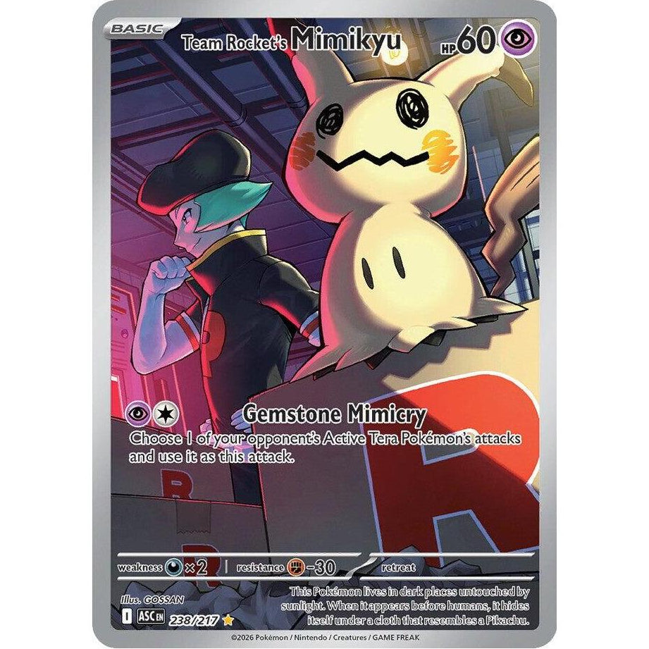 Team Rocket's Mimikyu 238/217 - Ascended Heroes